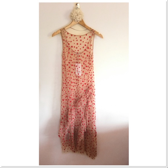 ZARA Trafaluc Polka Dot Maxi Dress  NWT - Picture 3 of 8